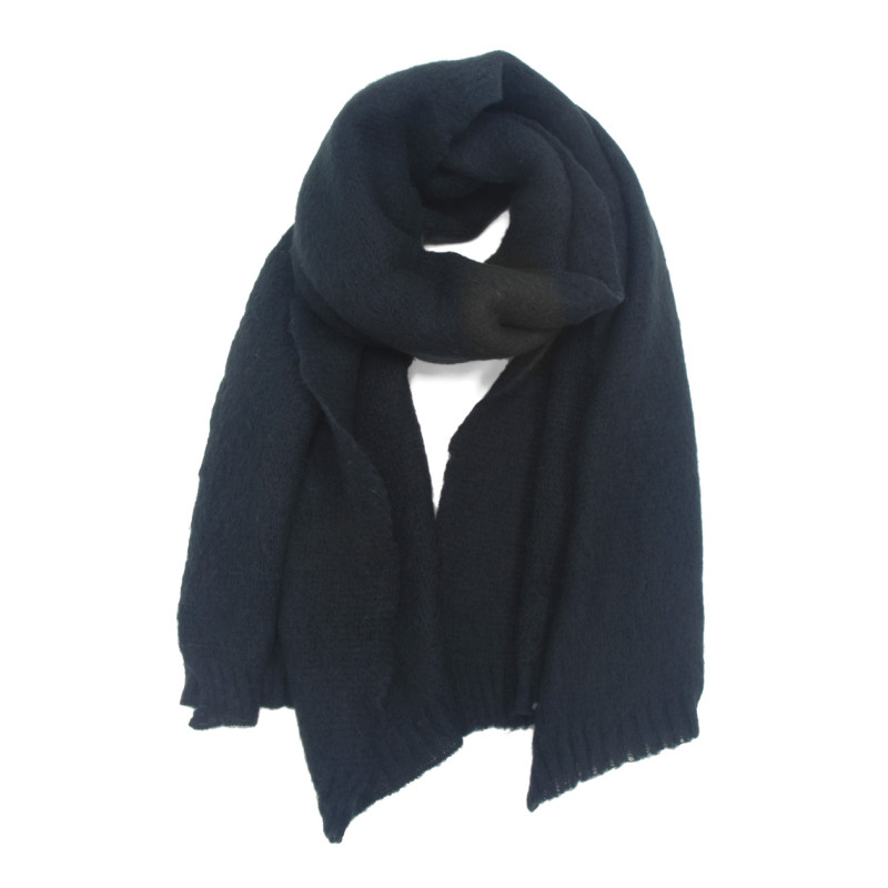 ECHARPE TRICOTEE COULEUR UNI
