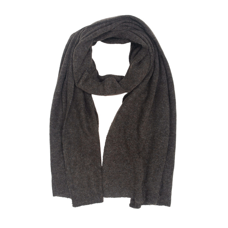 KNITTED SCARF SOLID COLOR