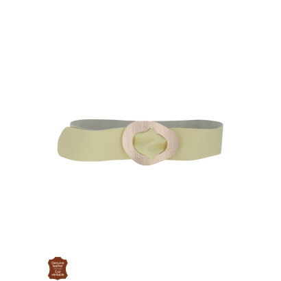 RIEM IN LEATHER, ASYMMETRISCHE METAALGESP