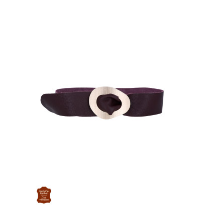 RIEM IN LEATHER, ASYMMETRISCHE METAALGESP