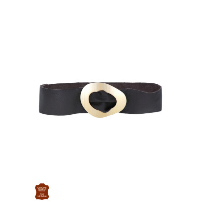 RIEM IN LEATHER, ASYMMETRISCHE METAALGESP