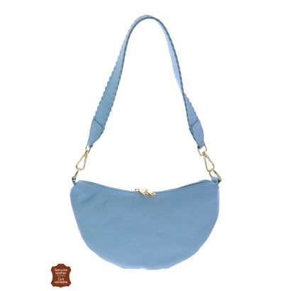 MINA, SHOULDER LEATHER WITH FANCY SHOULDER STRAP