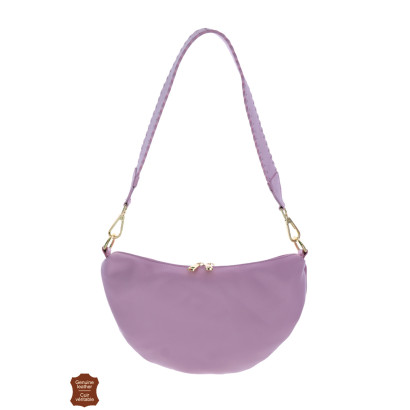 MINA, SHOULDER LEATHER WITH FANCY SHOULDER STRAP