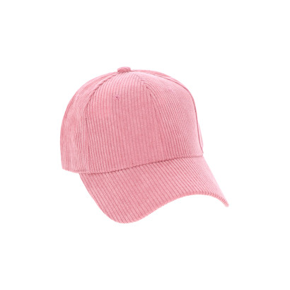 CAP SOLID COLOR WITH CORDUROY