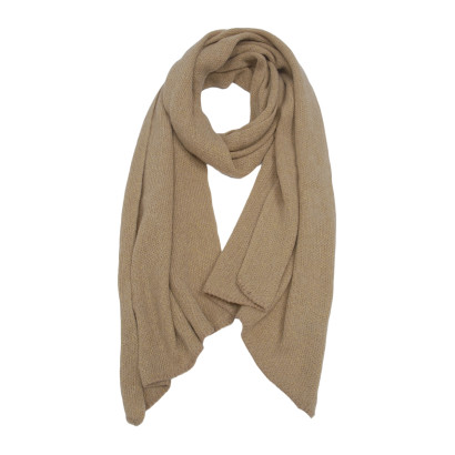 ECHARPE TRICOTEE COULEUR UNI AVEC LUREX