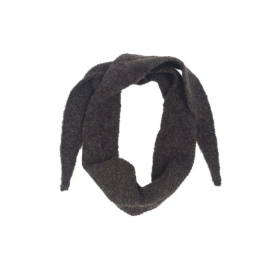 FOULARD TRIANGULAIRE TRICOT DE COULEUR UNIE