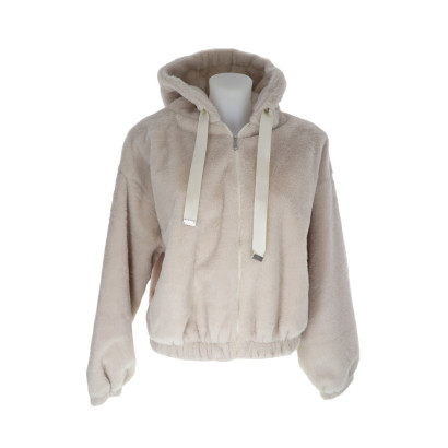 CHAQUETA SIN MANGAS PIEL SINTÉTICA, ZIP, BOLSILLOS