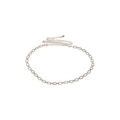CEINTURE CHAINE, FORME RECTANGULAIRE METAL MARTELE