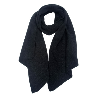 ECHARPE TRICOTEE COULEUR UNI AVEC LUREX