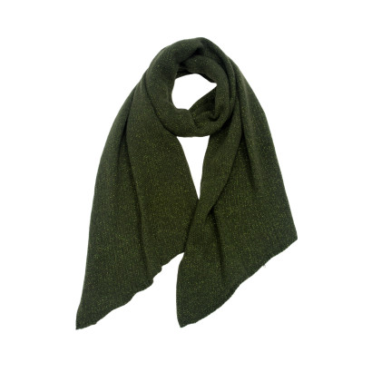 ECHARPE TRICOTEE COULEUR UNI AVEC LUREX