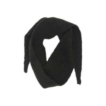 FOULARD TRIANGULAIRE TRICOTÉ DE COULEUR UNIE