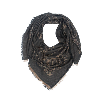 SQUARE SCARF WITH PAISLEY PATTERN