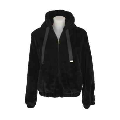 CHAQUETA SIN MANGAS PIEL SINTÉTICA, ZIP, BOLSILLOS