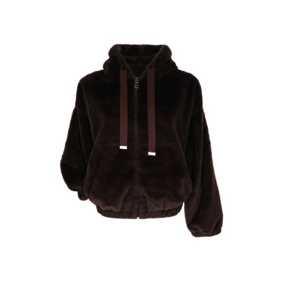 CHAQUETA SIN MANGAS PIEL SINTÉTICA, ZIP, BOLSILLOS