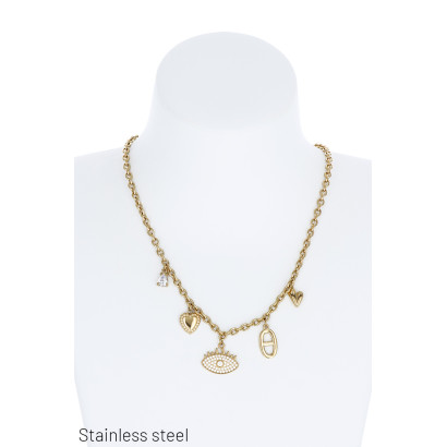 COLLIER MAILLON EN ACIER