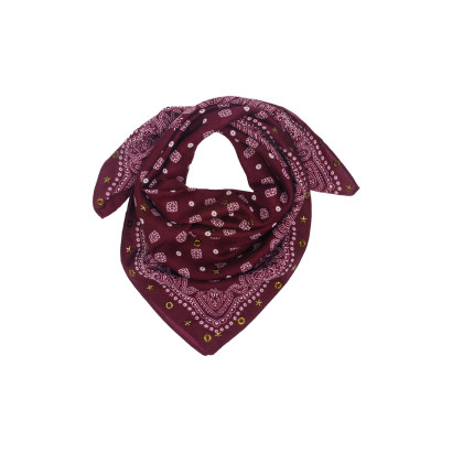 SQUARE SCARF PRINTED GEOMETRIC
