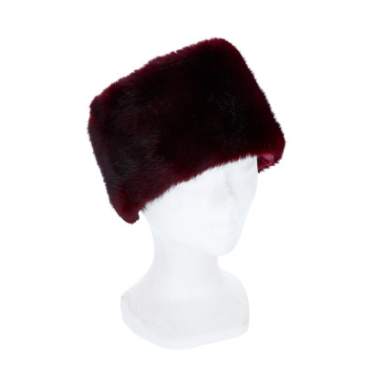 BANDEAU EN IMITATION FOURRURE DE COULEUR UNIE