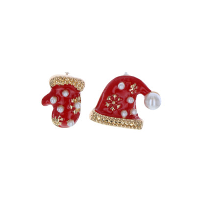 EARRINGS WITH MITTEN