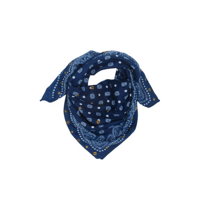 SQUARE SCARF PRINTED GEOMETRIC