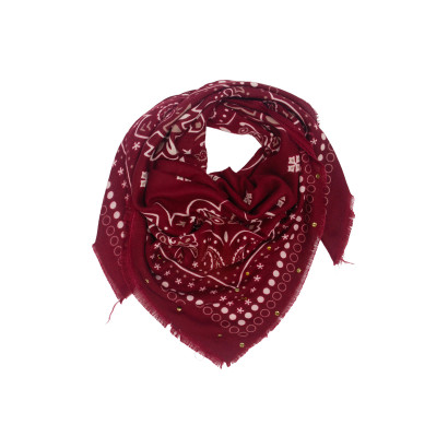 VIERKANTJE SJAAL PAISLEY EN STERREN PATROON