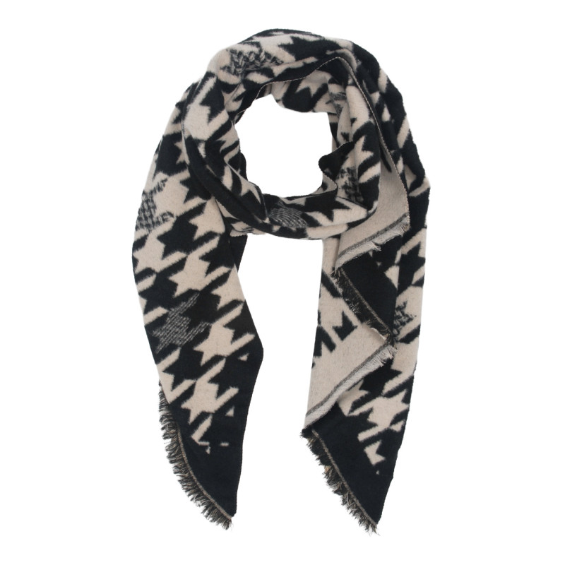 CHARPE Ú MOTIF PIED DE POULE