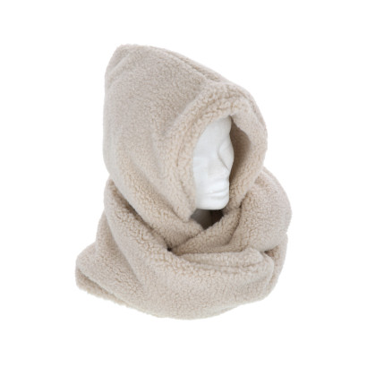 TEDDY BALACLAVA WITH SNOOD