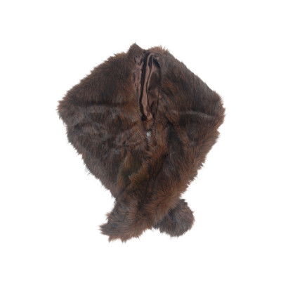 FAKE FUR COLLAR IN SOLID COLOR