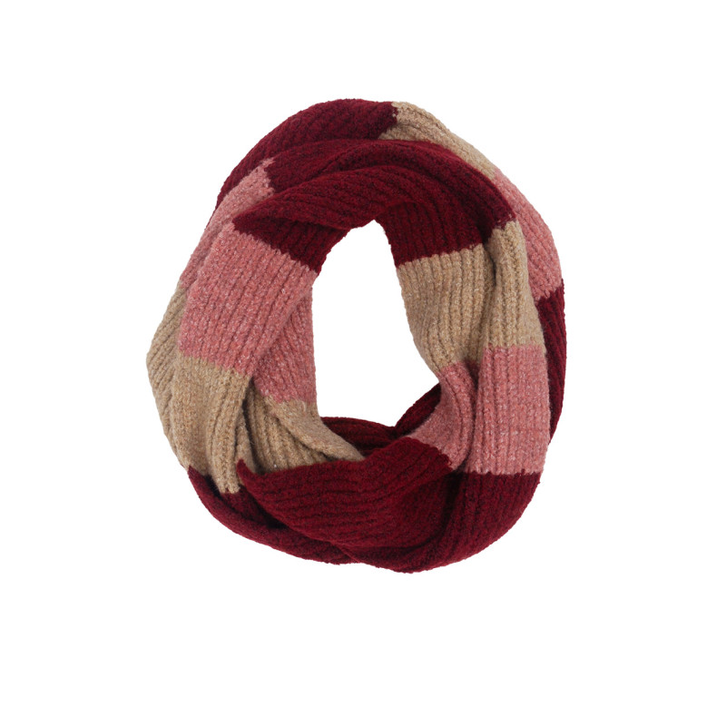 KNITTED SNOOD WITH STRIPES