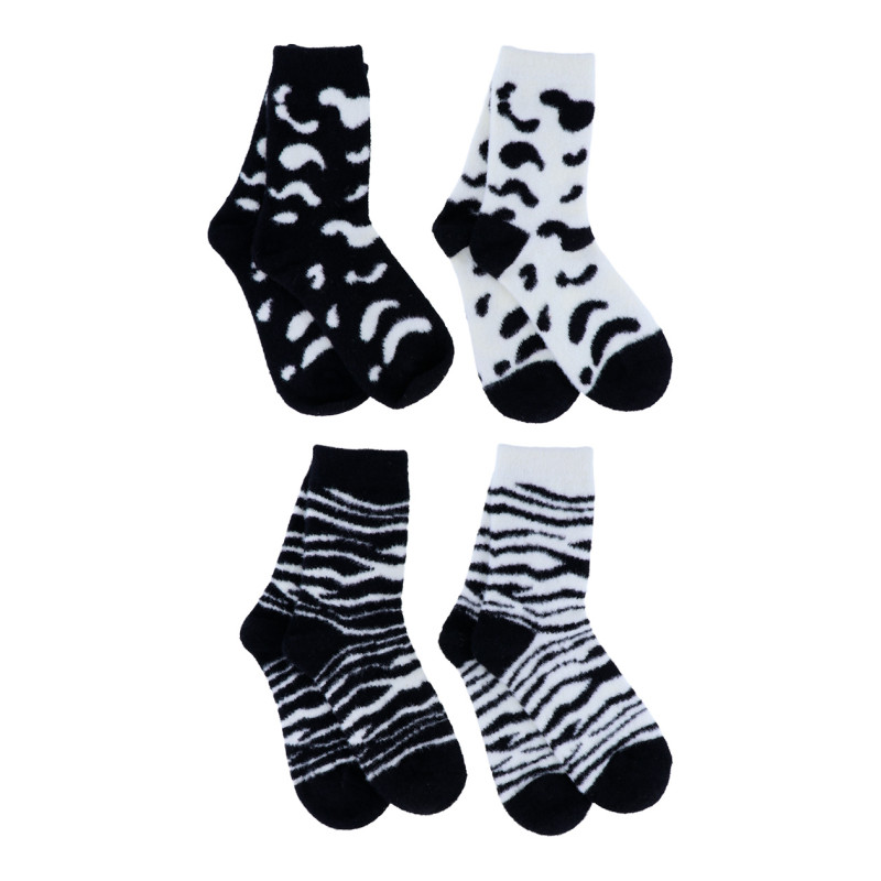 SET DE 12 CHAUSSETTES AVEC IMPRIM ANIMAL