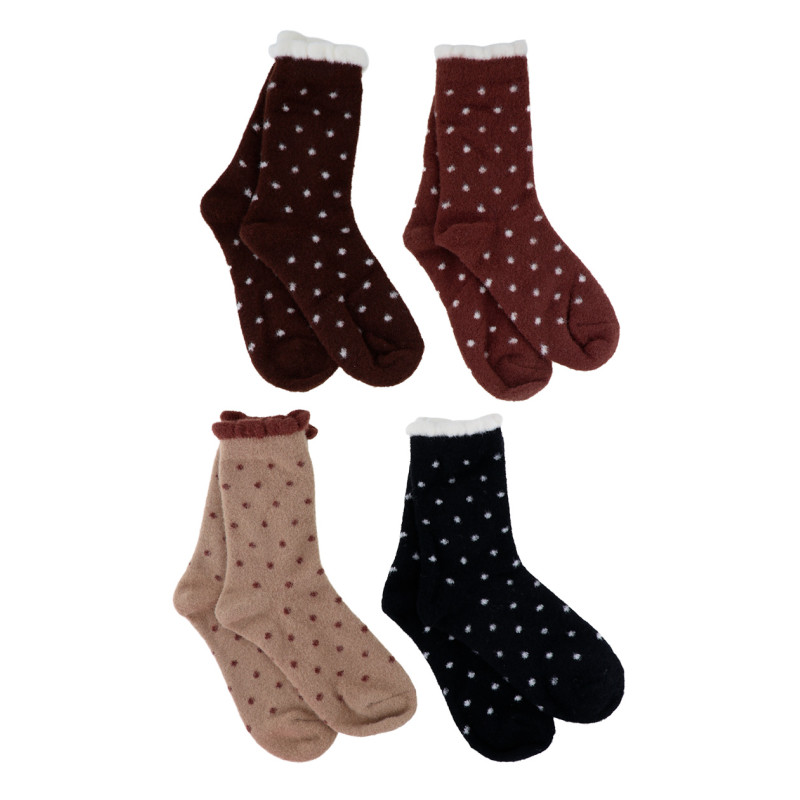 SET DE 12 CHAUSSETTES Ú POIS