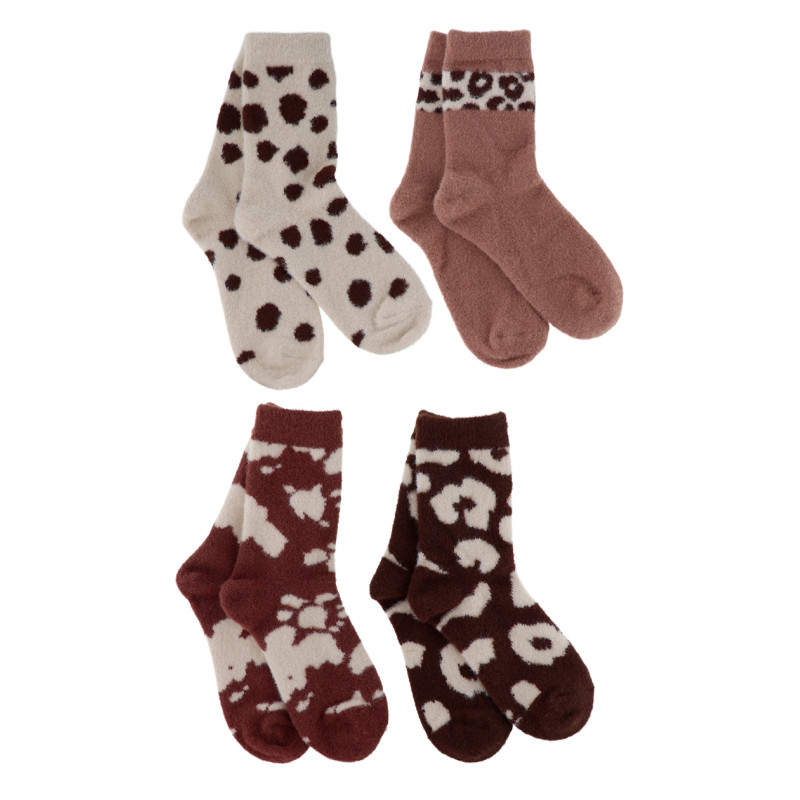 SET DE 12 CHAUSSETTES AVEC IMPRIM ANIMAL