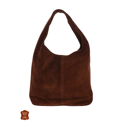SUEDE SHOPPING BAG