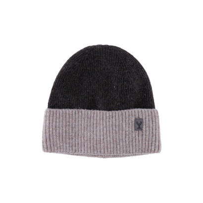 KNITTED HAT WITH TURN UP