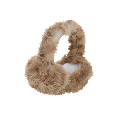 CACHE-OREILLES FAUSSE FOURRURE, PLIABLE, IMPR. ANI
