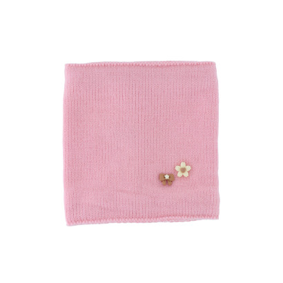 FOULARD TUBULAIRE TRICOTE ENFANT, NOEUD PAP., FLEU