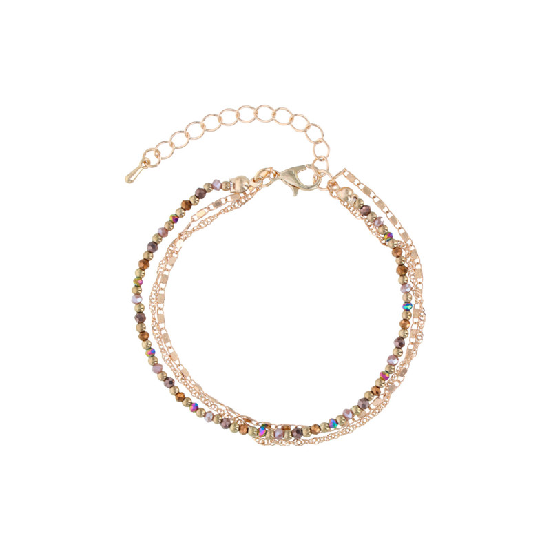 BRACELET EN CHAINE 3 RANGS