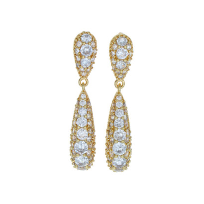 BOUCLES D'OREILLE PENDENT. FORME DE GOUTTE