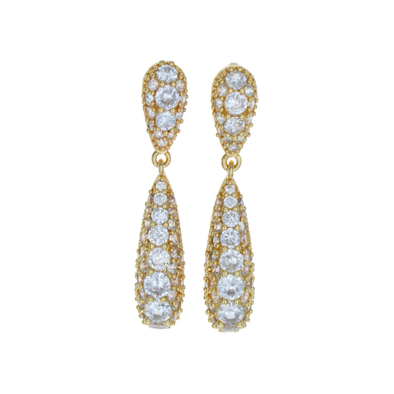 BOUCLES D'OREILLE PENDENT. FORME DE GOUTTE