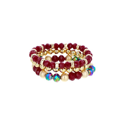 3 ROWS ELASTIC BRACELET