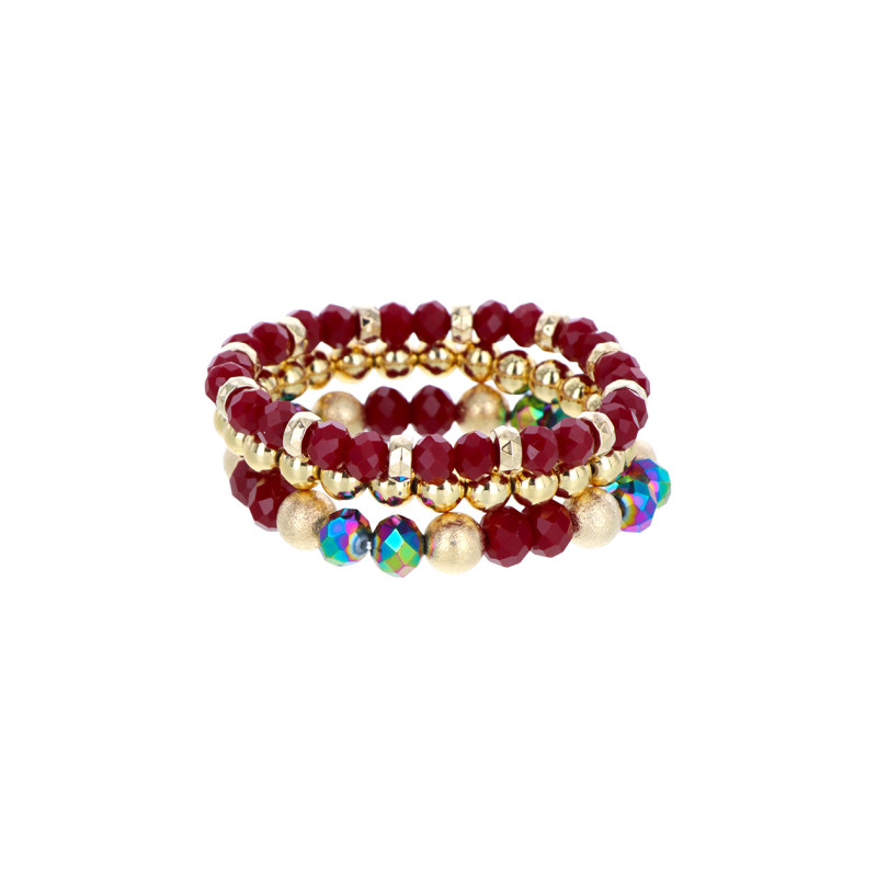 3 ROWS ELASTIC BRACELET