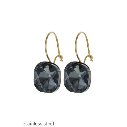 BOUCLES D'OREILLES ACIER,...