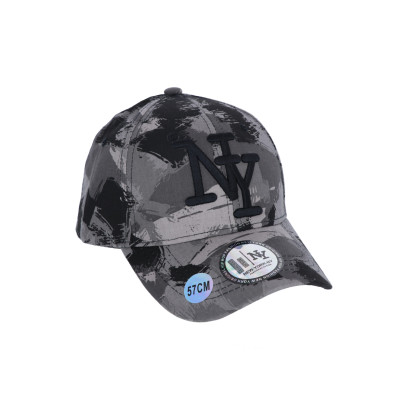 CASQUETTE AVEC MOTIF CAMOUFLAGE & MESSAGE N.Y.