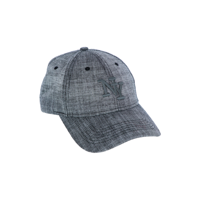 CASQUETTE COULEUR UNI AVEC LOGO:NY