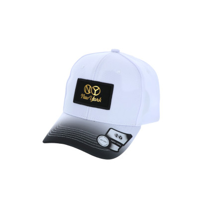 CASQUETTE EFFET DÉGRADÉ DE COULEUR ET AUTOCOLLANTS