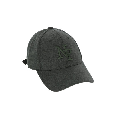 CASQUETTE COULEUR UNI AVEC LOGO:NY