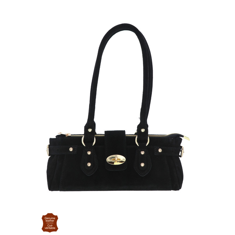 LIZY PETIT SAC EN DAIM COULEUR UNIE