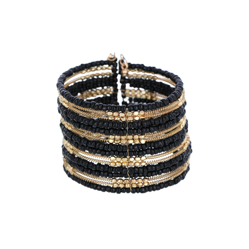 BRACELET A MULTI RANGEES AVEC MULTIPLE PERLES