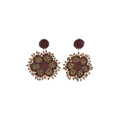 B.O. FORME RONDE, FLEUR ET PERLES A FACETTES